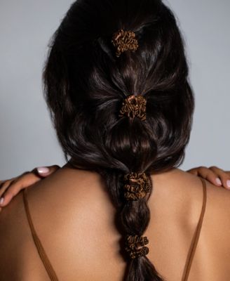 4-Pc. Pure Silk Back-to-Basics Skinny Scrunchies Set