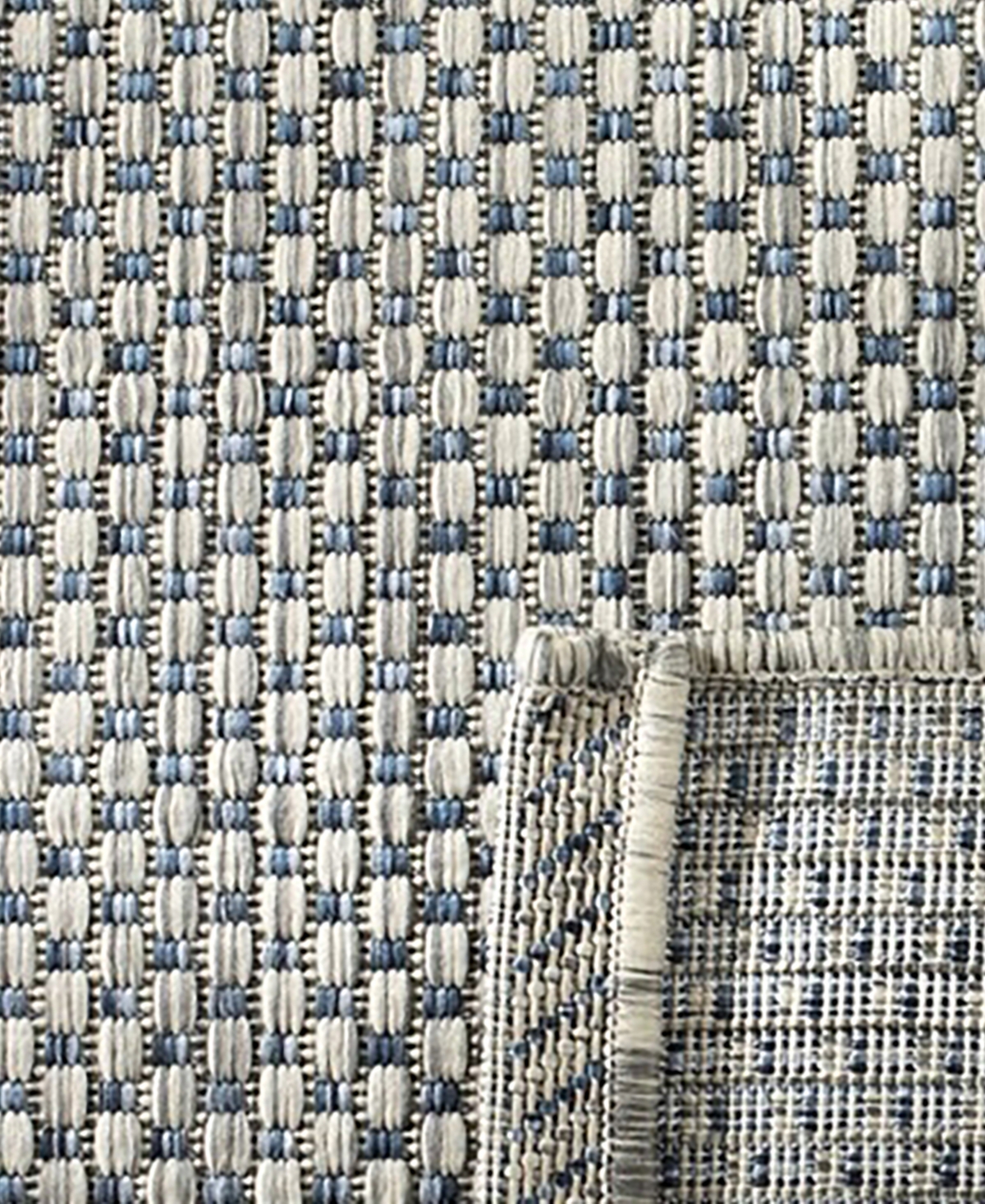 Safavieh Courtyard CY8521 Gray and Navy 8' x 11' Outdoor Area Rug