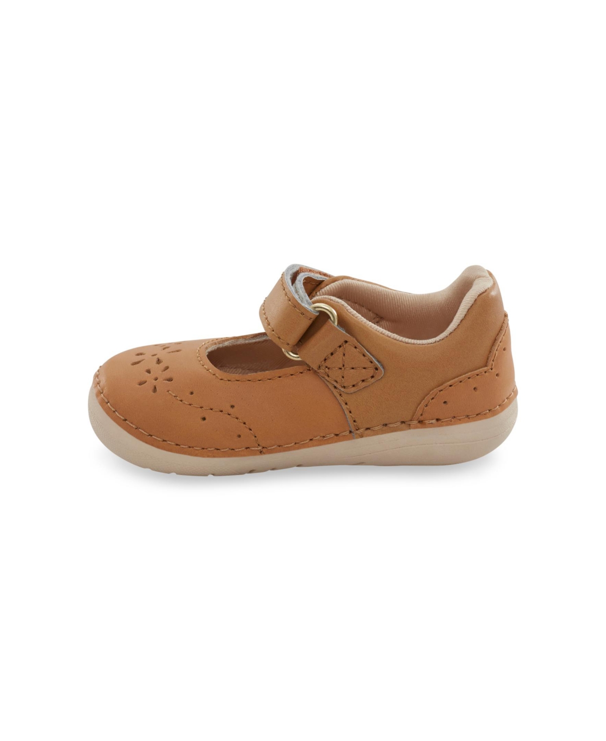 Stride Rite Little Girls Sm Faye Apma Approved Shoe In Honey Tan