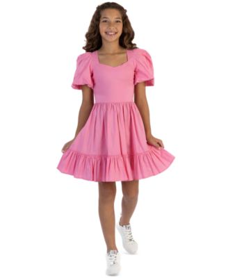 Speechless - Big Girls Cotton Sweetheart-Neck Dress