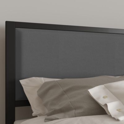 West Avenue King Headboard Upholstered Headboard With Metal Frame And Adjustable Rail Slots