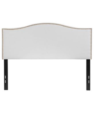 Arched Full Headboard With Accent Nail Trim