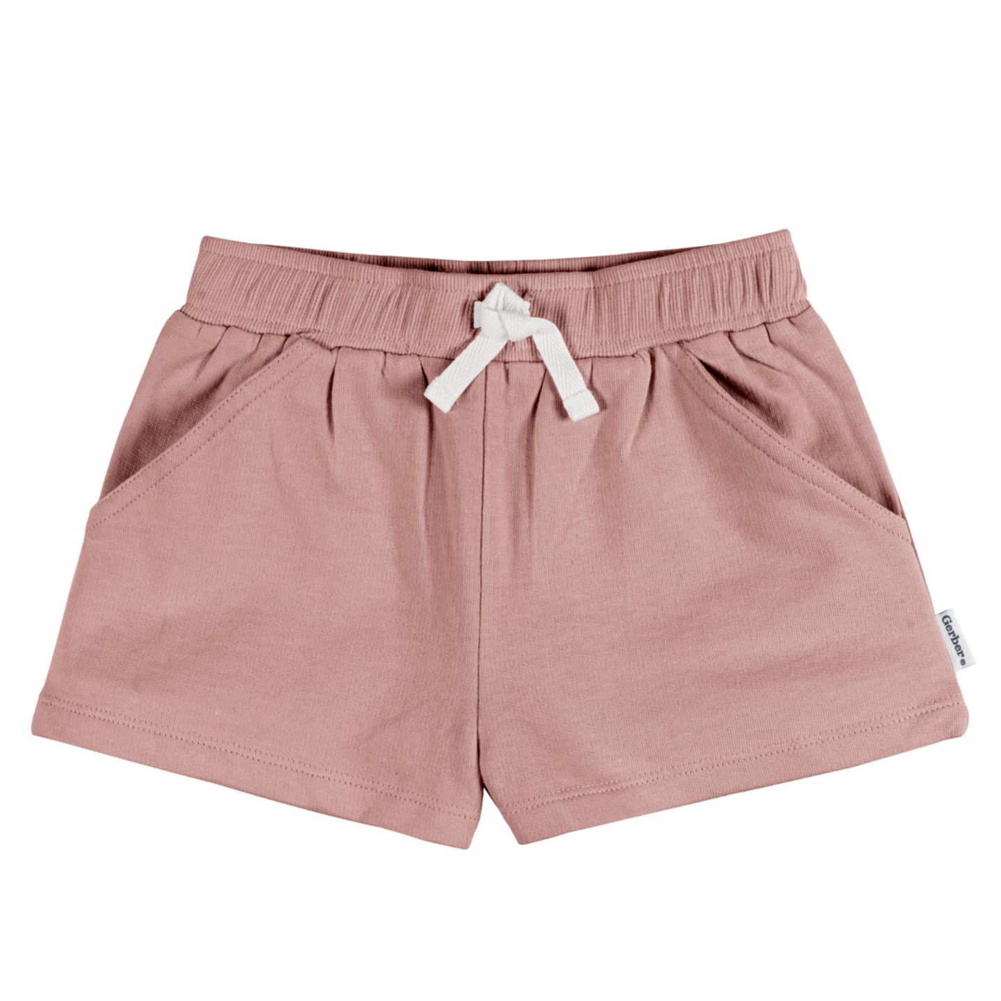 Шорты Gerber Knit Shorts, 3-Pack для девочек-малышей, цвет: Dusty Pinks — фото 3