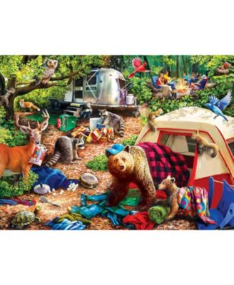 MasterPieces Campside Campsite Trouble 300 Piece EZ Grip Jigsaw Puzzle