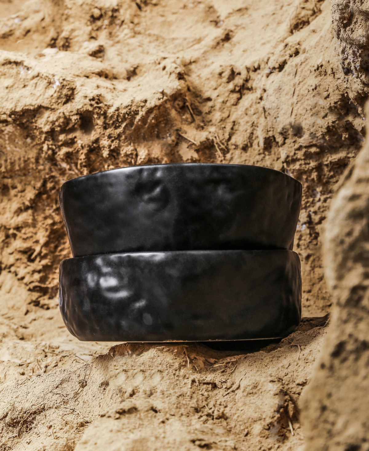 Stone by Mercer Project Atik Stoneware 16 Pc. Dinnerware Set, Service for 4