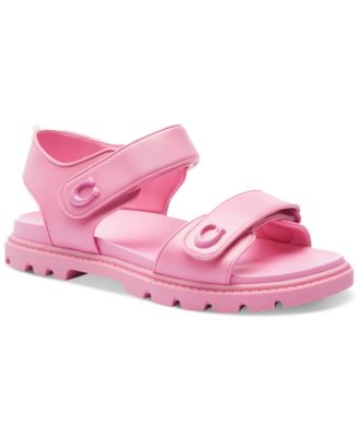 【COACH】Brynn Double-Band Sporty Lug-Sole Leather Sandals COACH Brynn Double-Band Sporty Lug-Sole Leather Sandals - Macy's