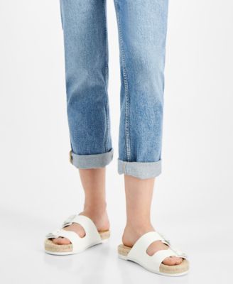 Women's Milaa Buckled Footbed Sandals, Created for Macy's