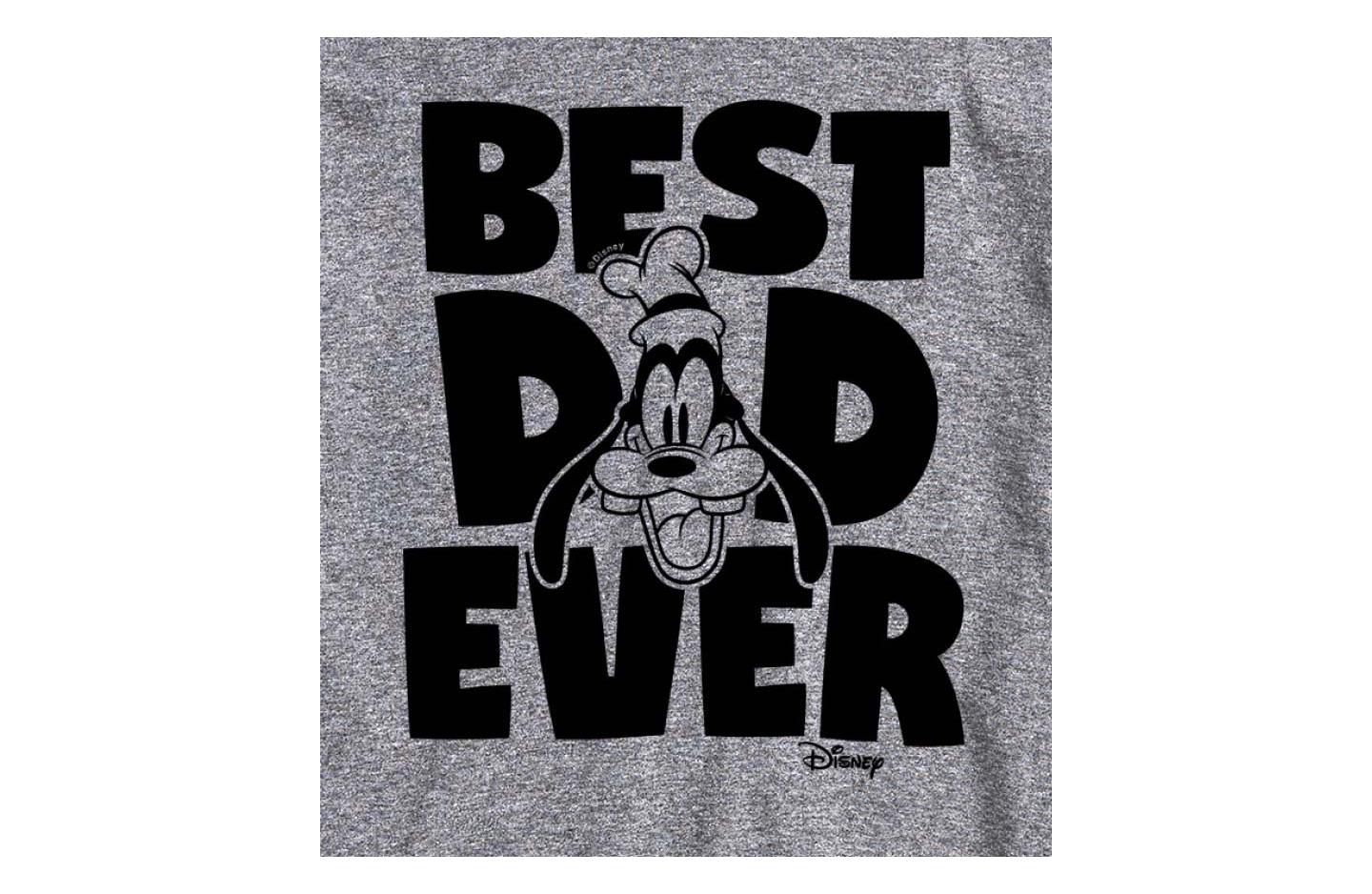 Мужская футболка AIRWAVES Hybrid Apparel Disney Goofy Dad Short Sleeve, цвет: Ath Hthr — фото 3