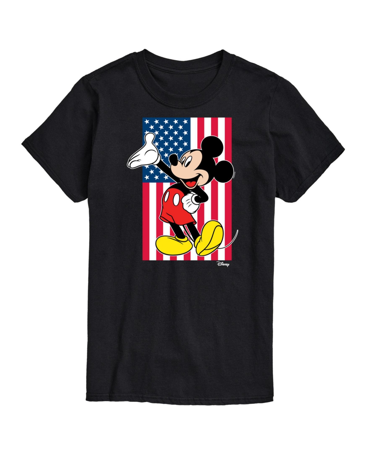 Hybrid Apparel Mickey Flag Mens Short Sleeve Tee - Navy