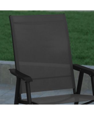 Outdoor Folding Patio Sling Chair / Portable Chair (2 Pack)