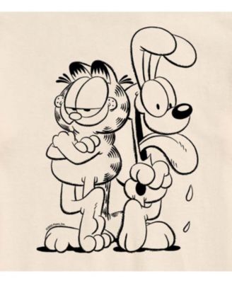 Hybrid Apparel Garfield and Odie Mens Short Sleeve Tee