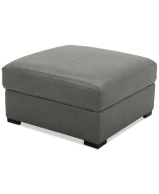 Radley 36" Leather Storage Ottoman