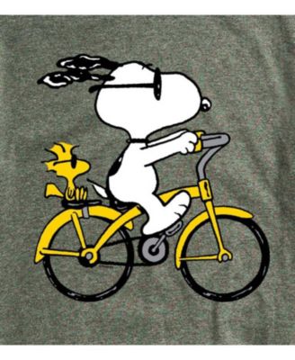 Hybrid Apparel Snoopy Bike Men's Short Sleeve Tee