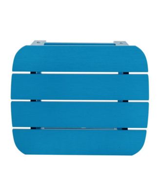 Riviera Poly Resin Indoor/Outdoor All-Weather Adirondack Side Table