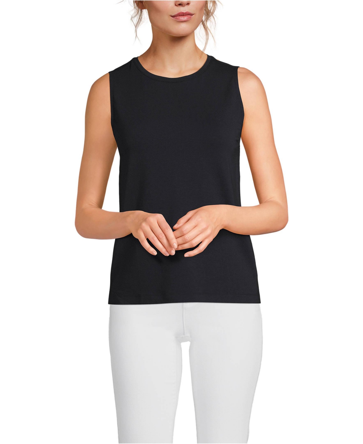 Lands' End Women's Lightweight Jersey Tank Top