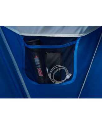 8-Person Montana Cabin Camping Tent with Hinged Door, Blue