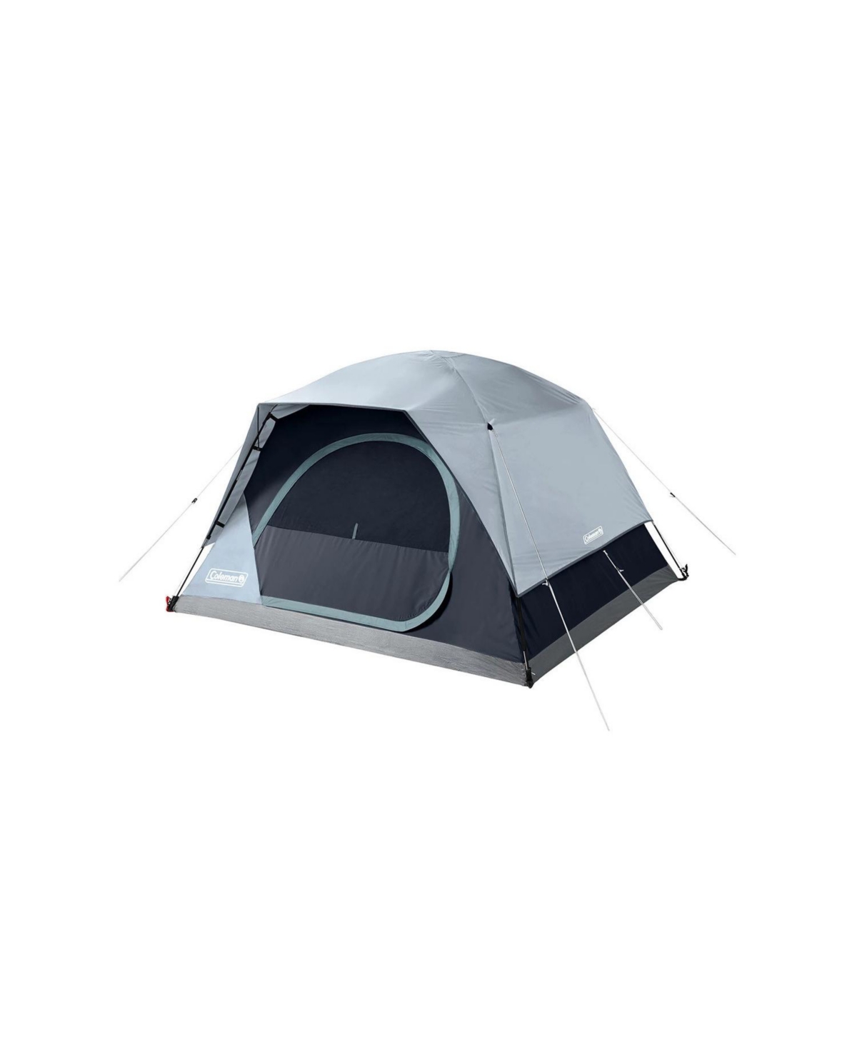Skydome 4-Person Camping Tent with Led Lighting - Grey