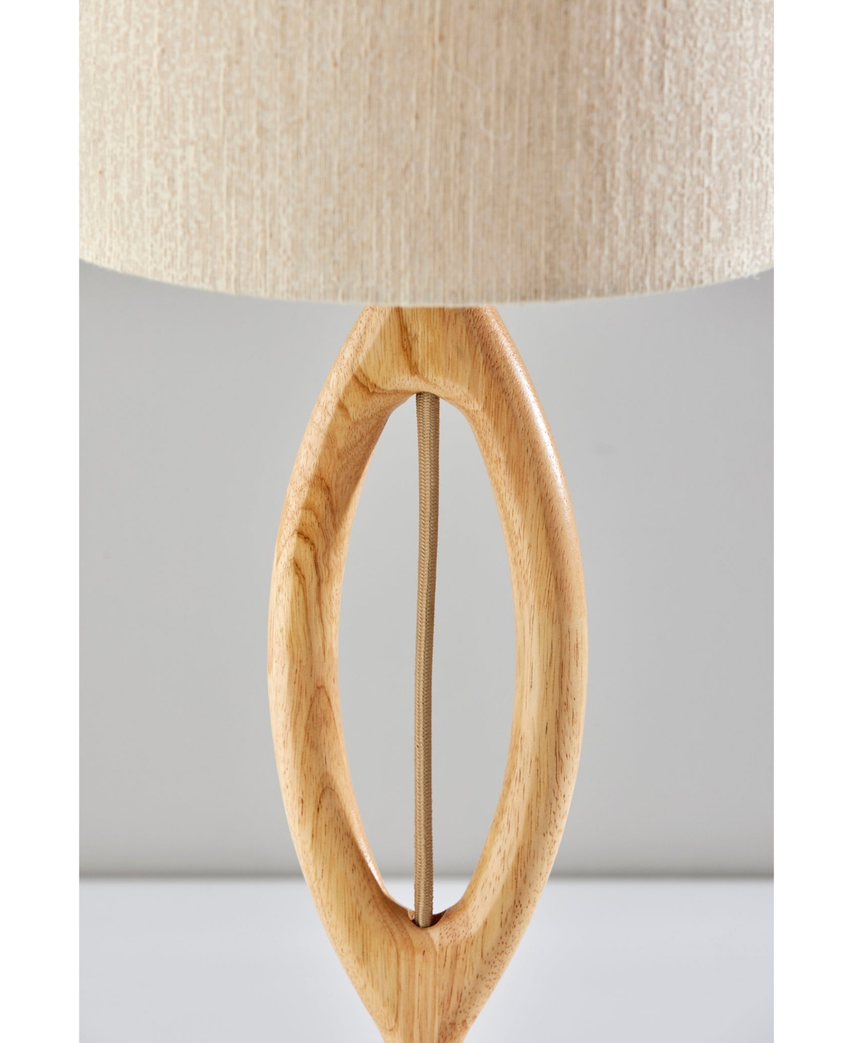 ADESSO 27.5" WOOD MAYFAIR TABLE LAMP