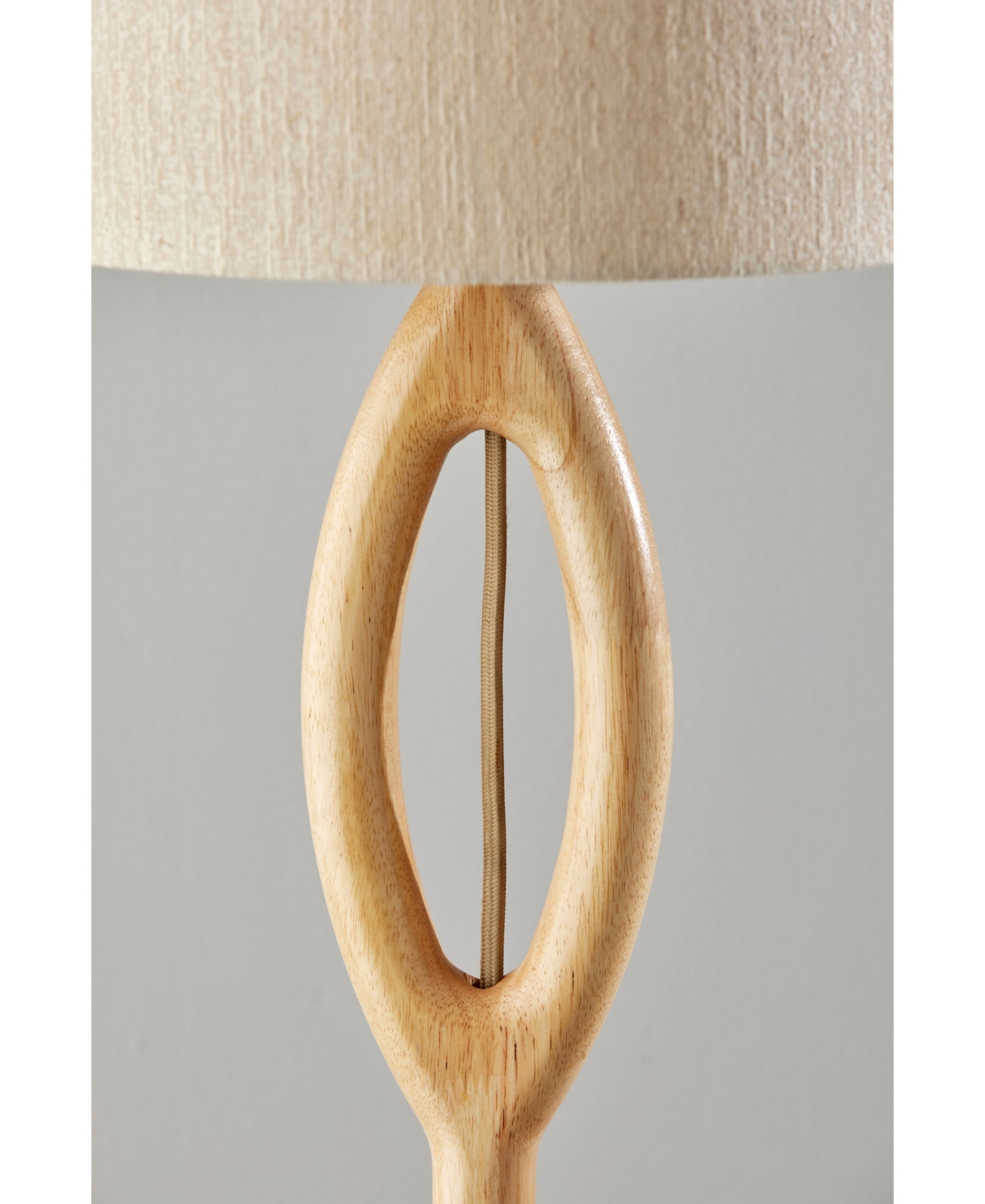 Shop Adesso 61" Wood Mayfair Floor Lamp In Natural Wood