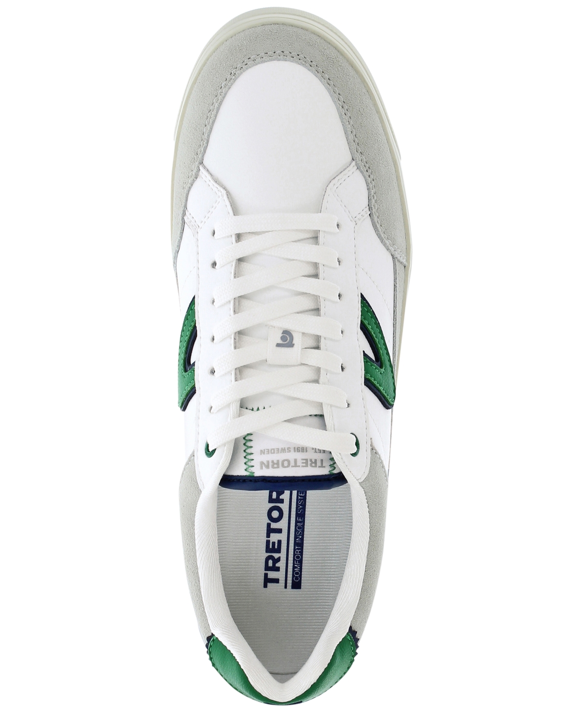 Shop Tretorn Women's Harlow Elite Casual Sneakers From Finish Line In White,green