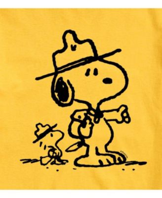 Hybrid Apparel Peanuts Outdoor Mens Short Sleeve Tee