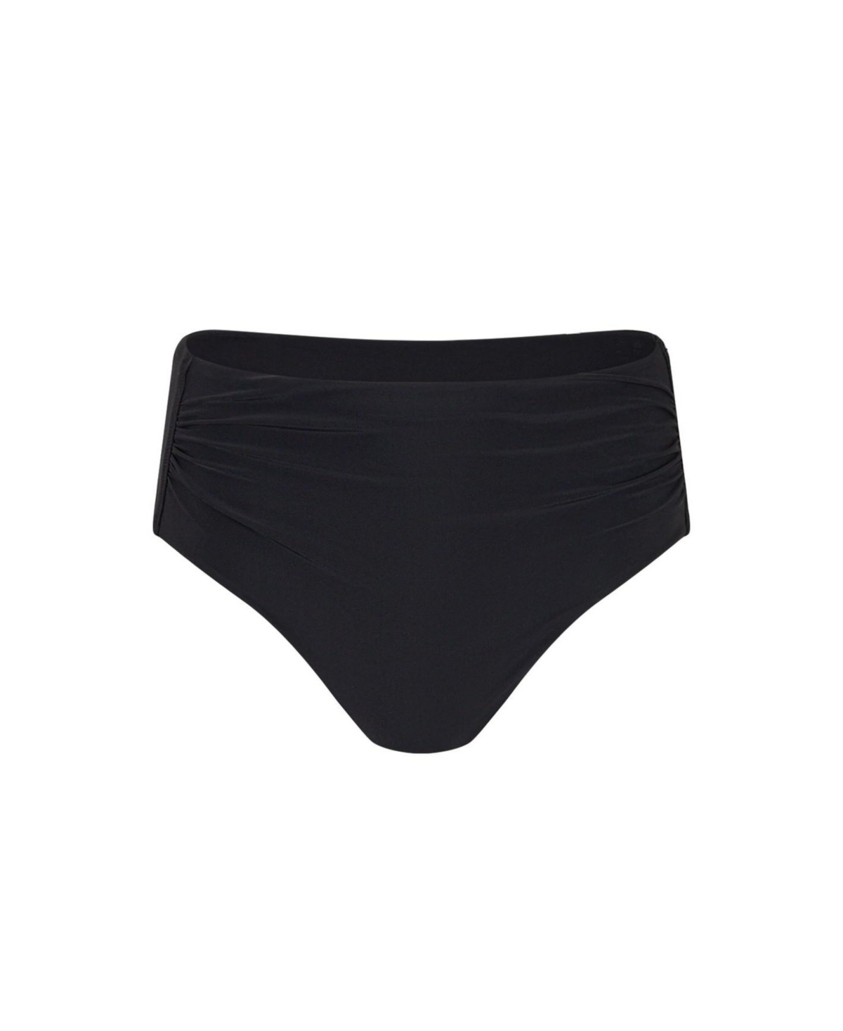 Marseille Women's Swimwear High-Waist Bikini Bottom - Black