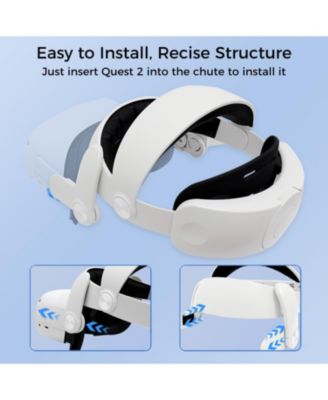 Meta Quest 2 Head Strap Replacement-Adjustable/Comfortable/Lightweight