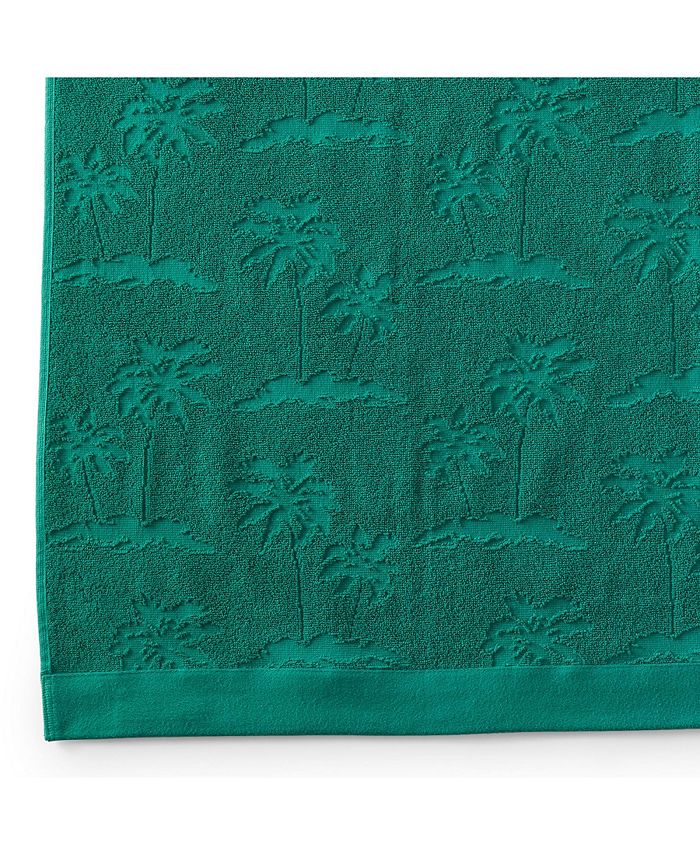 Lands' End Sculpted Beach Towel Macy's