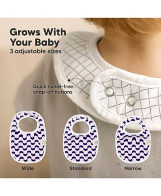 KeaBabies 8pk Organic Baby Bibs For Boy, Baby Drool Bib For Baby Boys ...