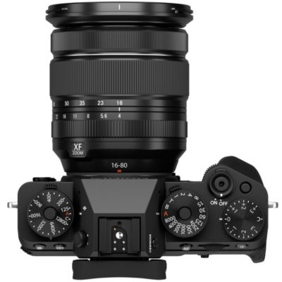 X-T5 Mirrorless Camera with XF 16-80mm f/4.0 R OIS WR Lens, Black