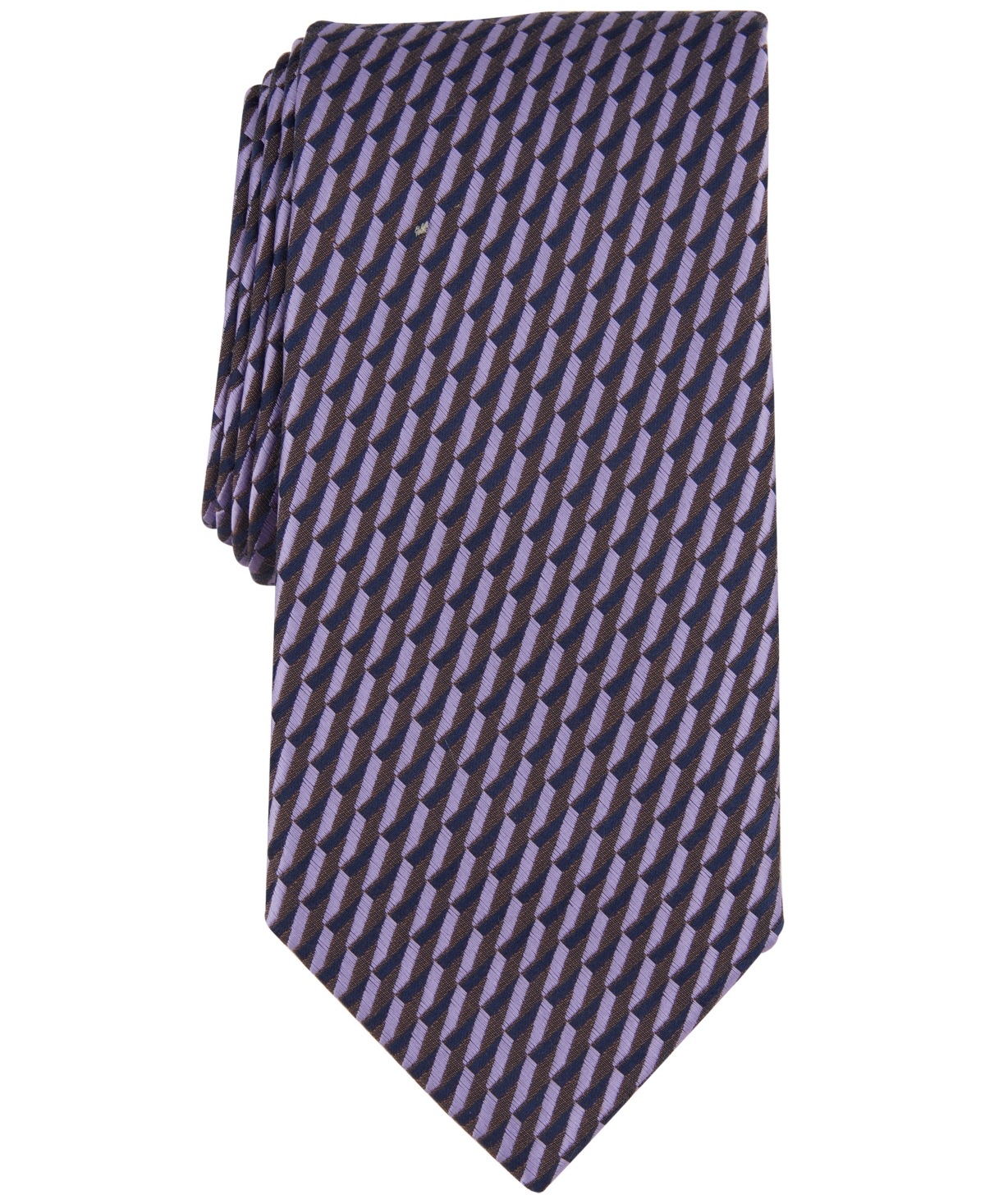 Perry Ellis Men's Spencer Geometric Tie In Purple