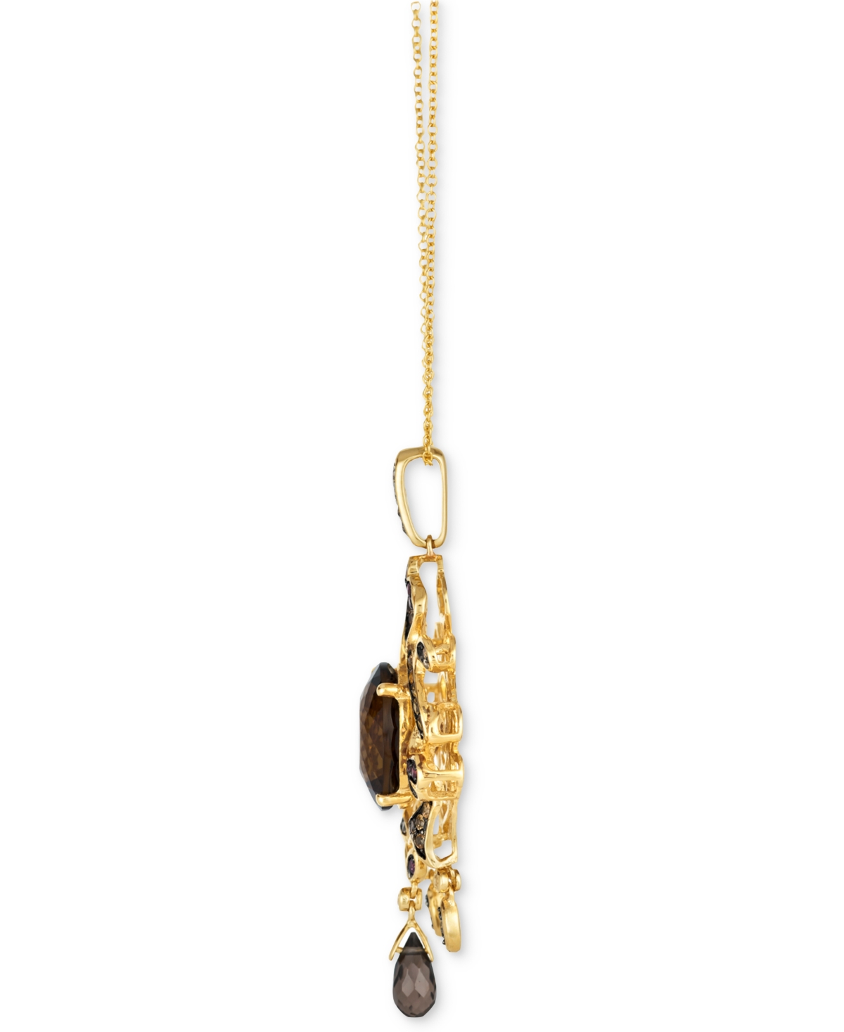 Le Vian Multi-gemstone Gothic Inspired 18" Pendant Necklace (8 Ct. T.w.) In 14k Gold In No Color