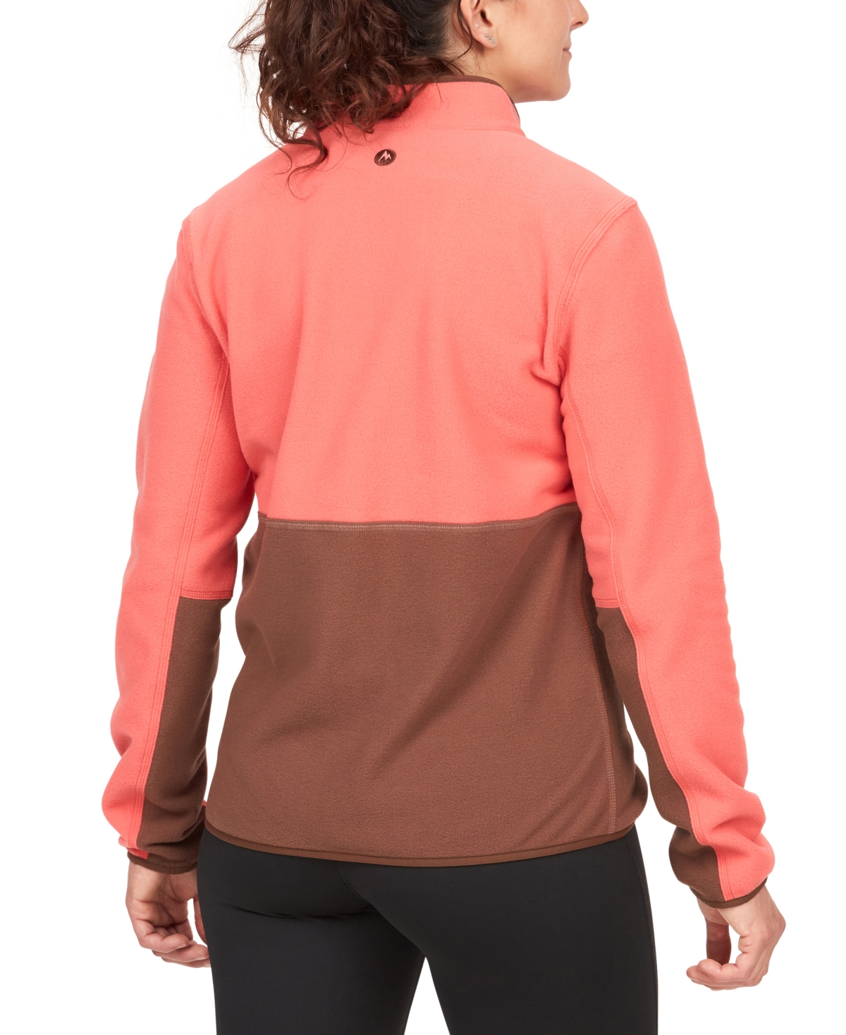 Marmot Women's Rocklin Colorblocked Fleece Jacket -Pinecone