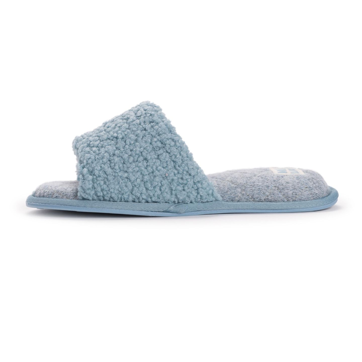Женские тапочки MUK LUKS Sariah Slide Slipper, цвет: Синий — фото 5