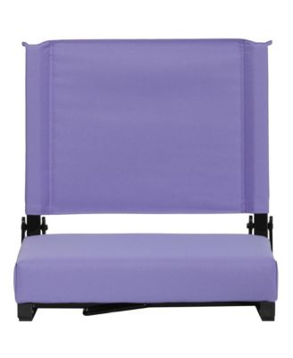 EMMA + OLIVER Set of 2 Aluminium   500 lb. Capacity, Ultra-Padded Seat, Lightweight Stadium Chair