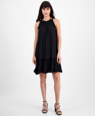 Robbie Bee - Women's Ruffled A-Line Dress