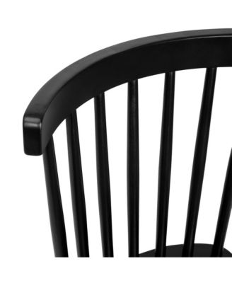 Torrin Set Of Two Premium Solid Wood Spindle Back Dining Chairs With Saddle Seats And Floor Protectant Felt Pads