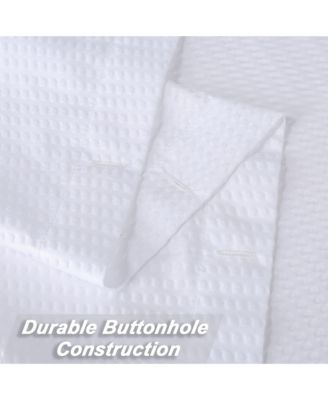 Soft Embossed Seersucker Microfiber Fabric Shower Curtain or Liner, 72" x 72"