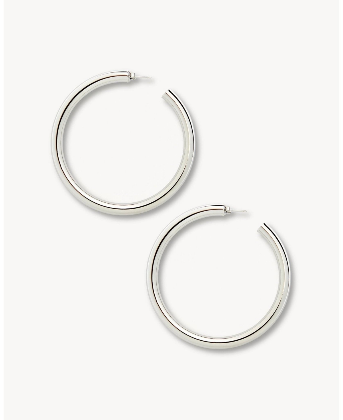 2.5" Perfect Hoops in Silver - Silver