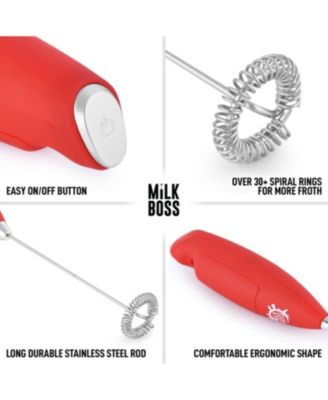 Milk Boss Milk Frother With Holster Stand