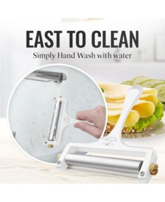 Heavy Duty Adjustable Cheese Slicer with 2 Extra Wires