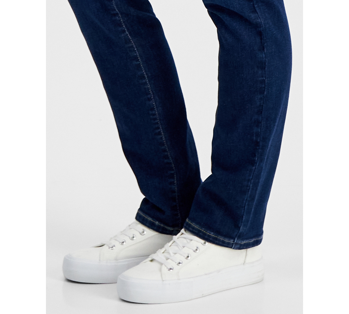 Style & Co Petite Mid Rise Slim Leg Jeans, Created for Macy's