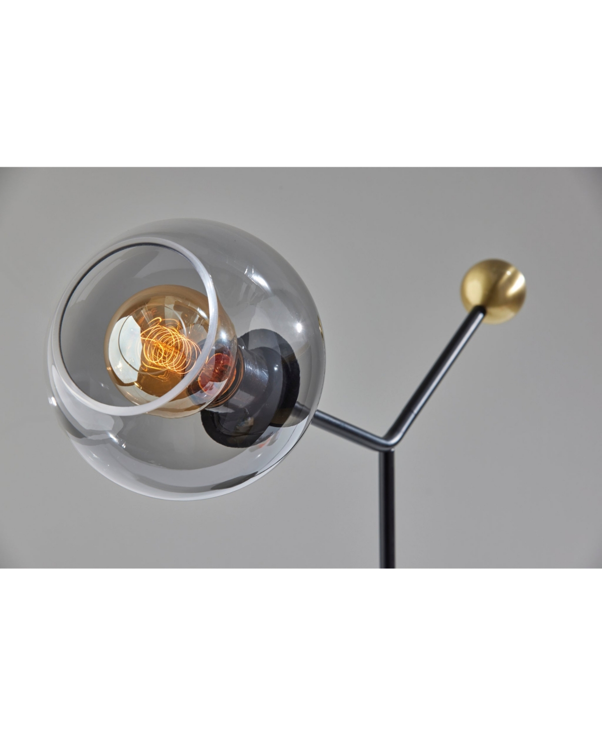 Adesso 23.25" Dusk Table Lamp In Black