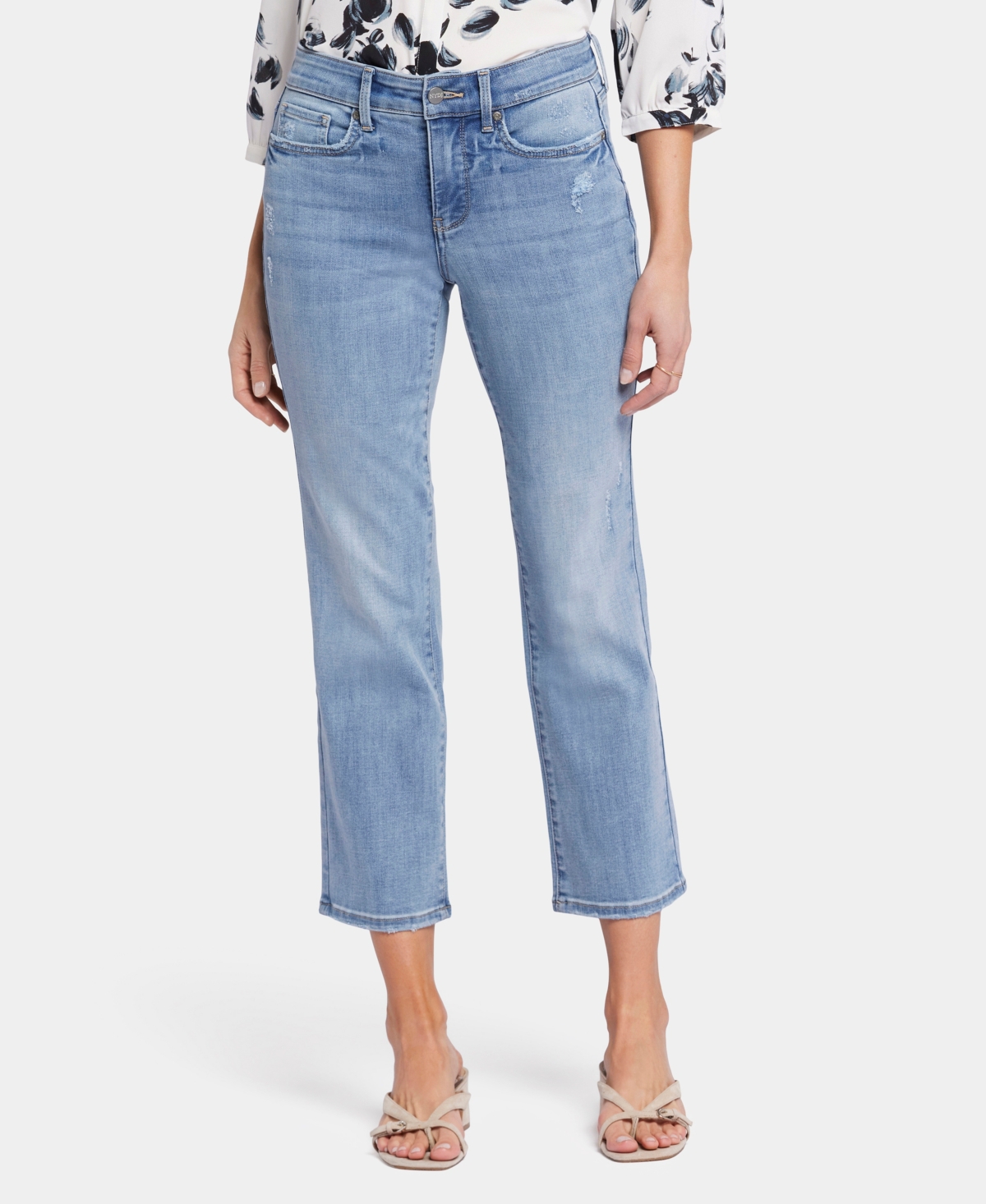Women's Marilyn Straight Ankle Jeans - Lakefront