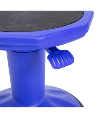 Saylor Height Adjustable Active Motion Stool For Kids With Weighted Rubber Non-Slip Bottom