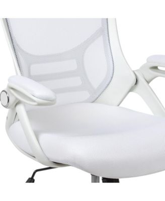 High Back Mesh Ergonomic Office Chair With Flip-Up Arms