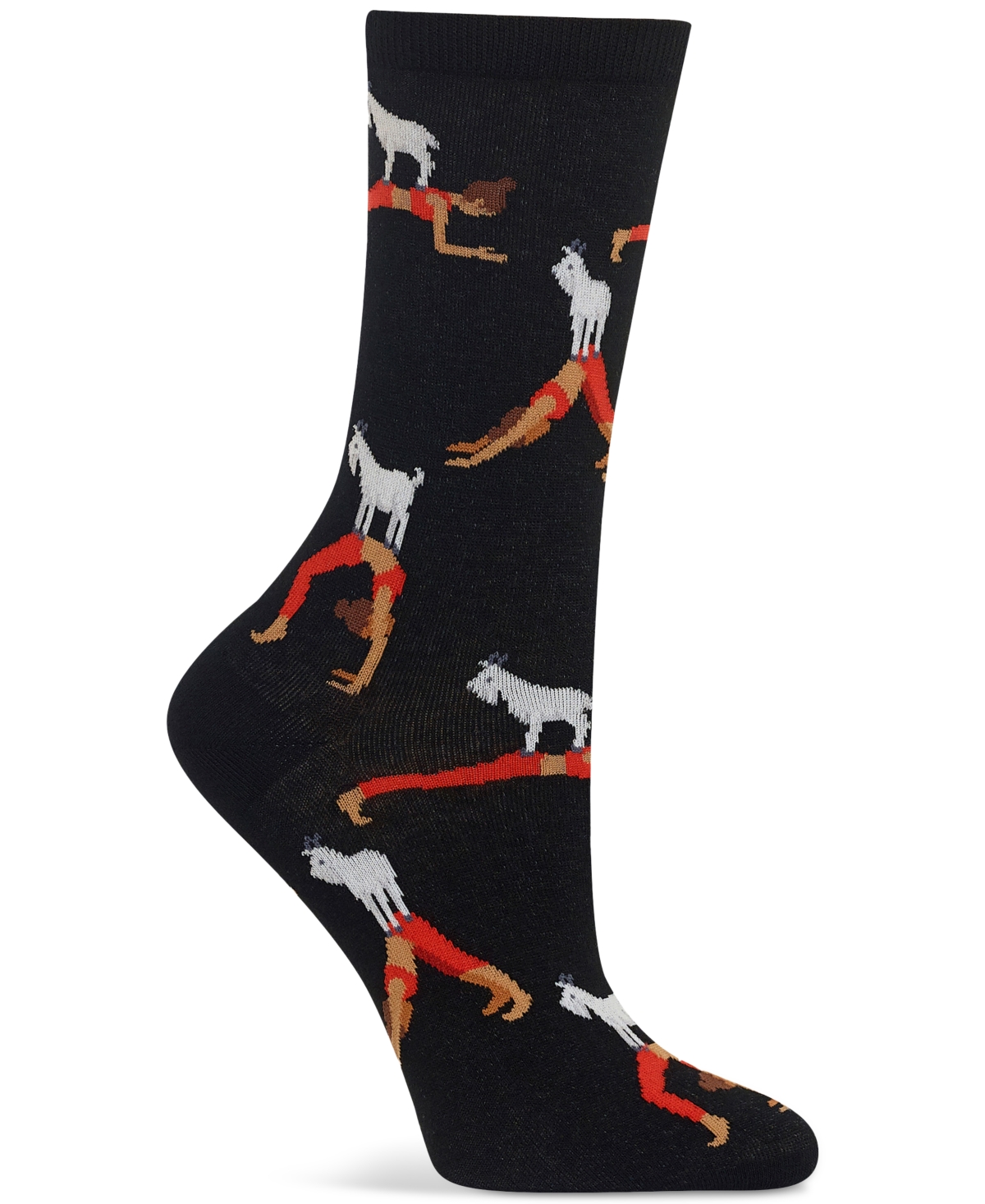 Hot Sox Women's Goat Yoga Crew Socks