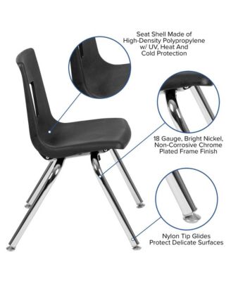 60" Circle Wave Collaborative Laminate Activity Table Set With 14" Student Stack Chairs