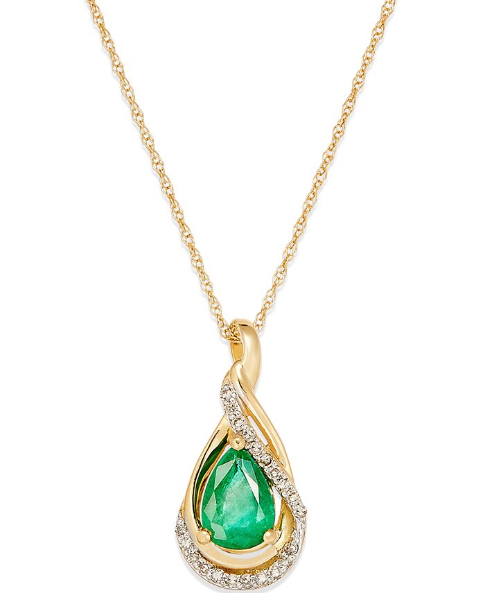 Diamond accent pendant sale macys