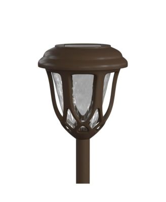 All-Weather Tulip Design Led Solar Lights, Outdoor Solar Powered Lights For Pathway, Garden, & Yard - Set Of 8
